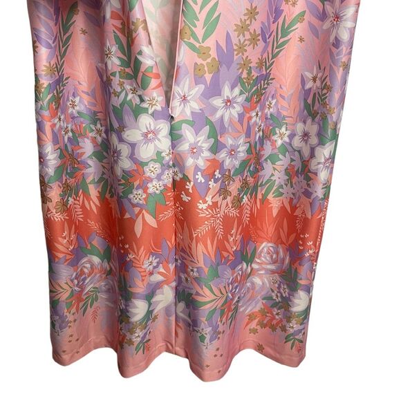 I Appel Women's Vintage Long Zipper Robe Housecoat Union Label Size Medium - Picture 8 of 10